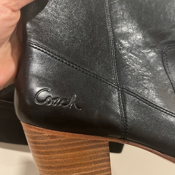 Coach Black Over the Knee Boots - Picture 4 of 5